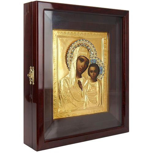 Икона в окладе "Богоматерь Казанская".
