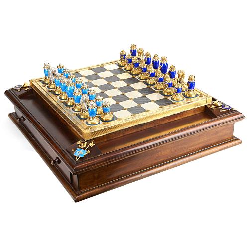 Большой набор шахмат «Королевские лилии»