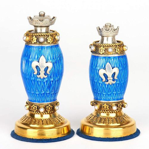 Большой набор шахмат «Королевские лилии»