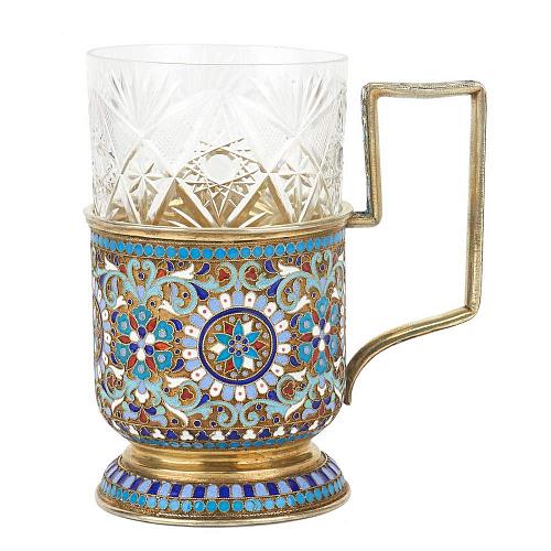 Подстаканник с эмалью