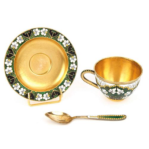 Набор к чаю из 10 предметов. СССР.