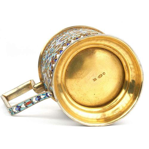 Подстаканник с эмалью