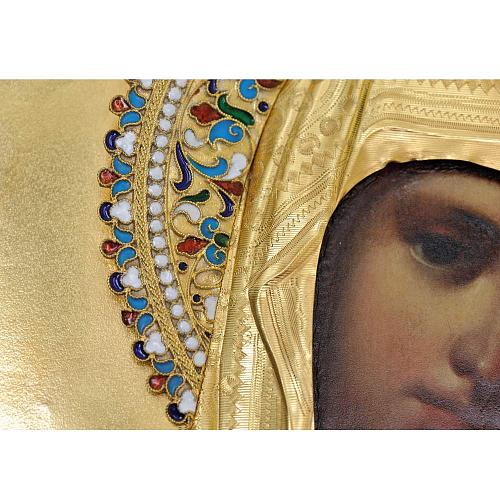 Икона в окладе "Богоматерь Казанская".