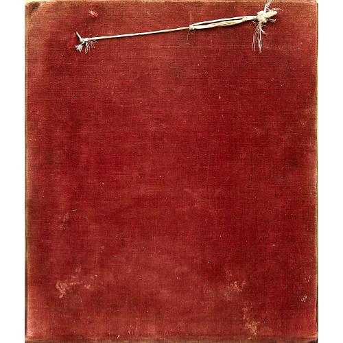 Икона «Господь Вседержитель» в серебряном окладе.