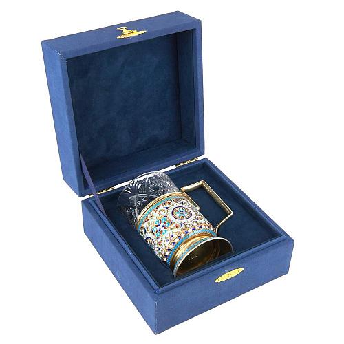 Подстаканник с эмалью