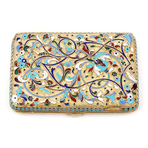 Портсигар "Лазоревые травы"