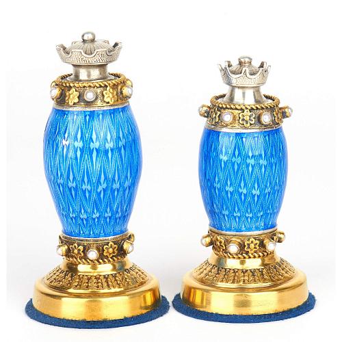 Большой набор шахмат «Королевские лилии»