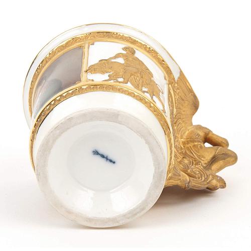 Чашка с блюдцем «Наполеон». КПМ.