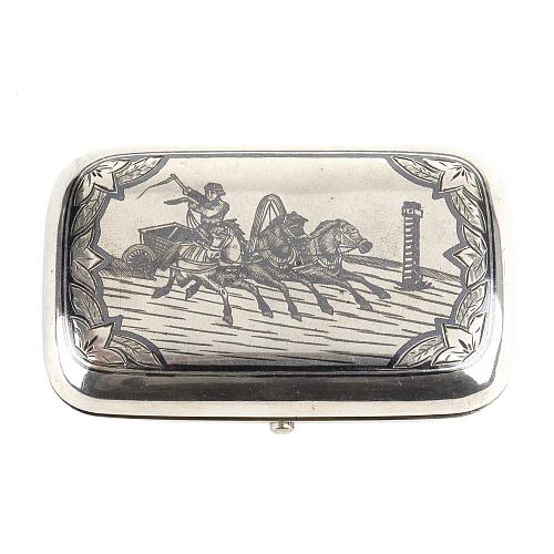 Портсигар "Тройка"