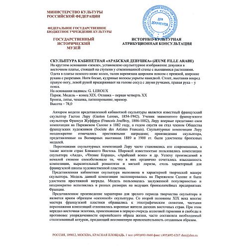 Экспертное заключение ГИМ