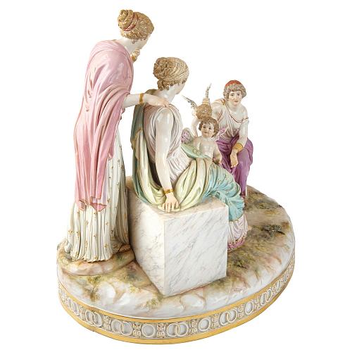 Скульптурная композиция «Рынок любви». Мейссен.