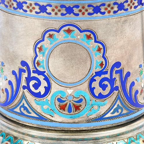 Подстаканник с эмалью