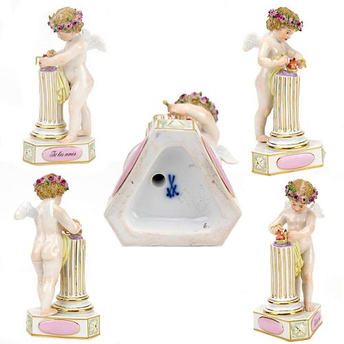 «Амуры с девизами». Meissen.