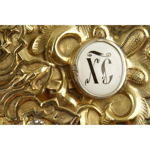 Икона Господь Вседержитель в окладе Мстёра