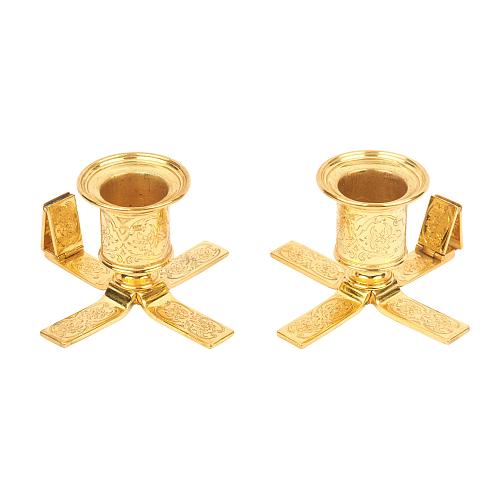 Подсвечники (ночные) парные. Серебро царской России.