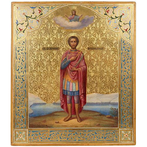 Великомученик Феодор Стратилат. Палех.