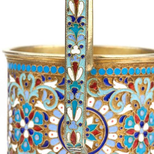 Подстаканник с эмалью