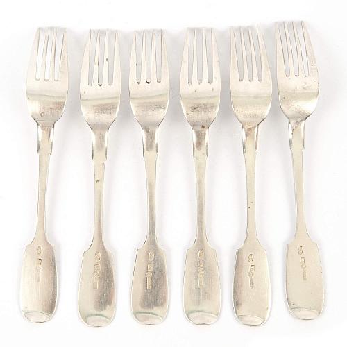 Столовые вилки «Морозов». 6 шт.