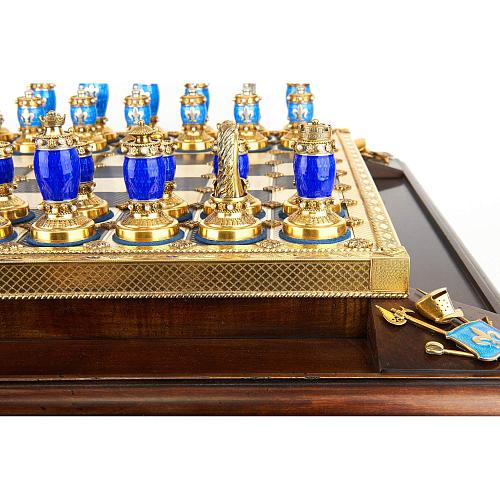 Большой набор шахмат «Королевские лилии»