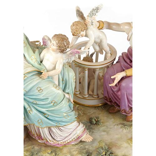 Скульптурная композиция «Рынок любви». Мейссен.