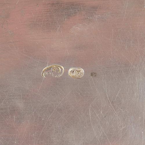 Портсигар с чернью