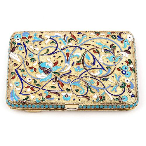 Портсигар "Лазоревые травы"