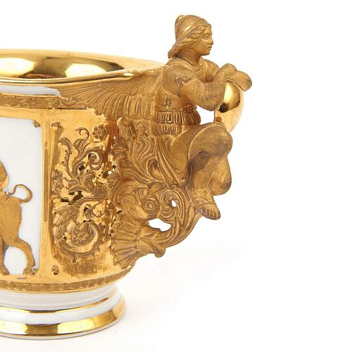 Чашка с блюдцем «Наполеон». КПМ.