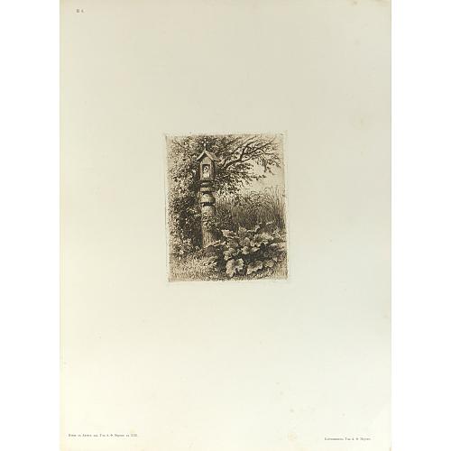 Офорт И.И.Шишкина «Часовенка» 1873