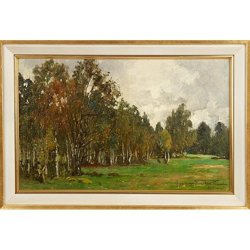 Картина «В лесу». А.В. Маковский.