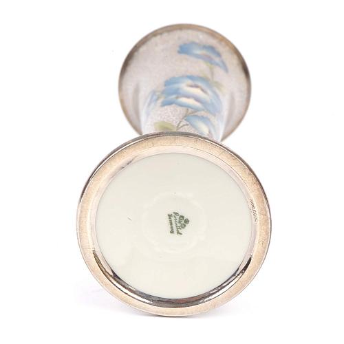 Ваза «Гибискус синий». Розенталь.