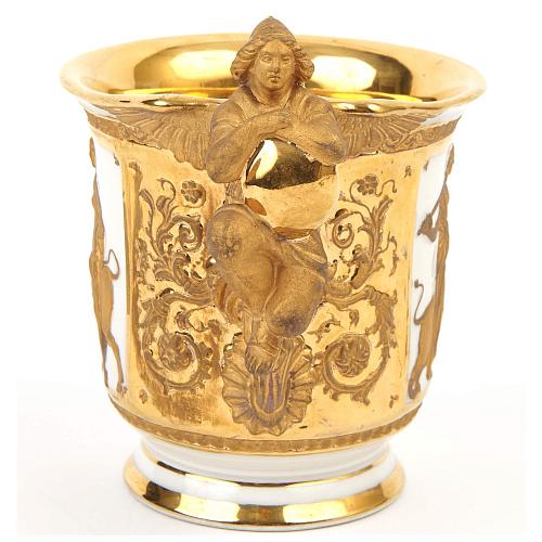 Чашка с блюдцем «Наполеон». КПМ.