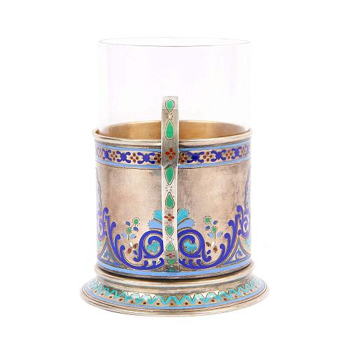 Подстаканник с эмалью