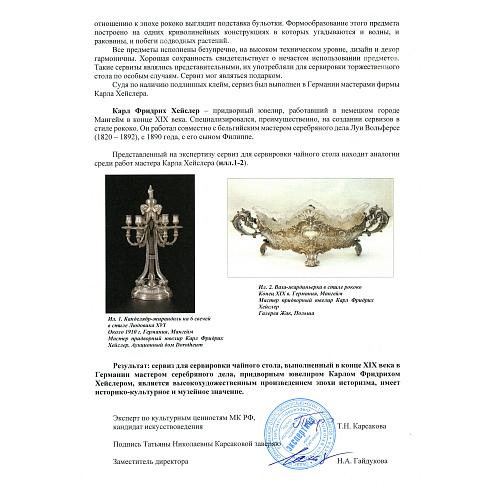 Экспертное заключение НИНЭ им. П.М. Третьякова